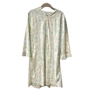 Miss Elaine Women's Medium Zip Up Robe Nightgown Pajamas
